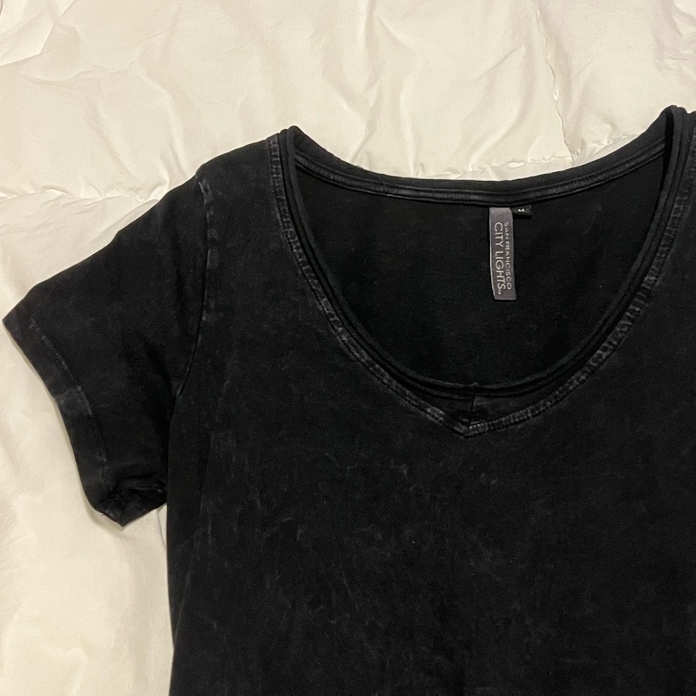 Washed Black Shirt Size M
